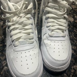 Classic white Air Force Ones.